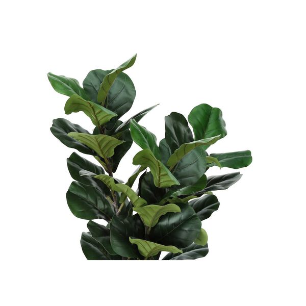 Black Green 32-Inch Indoor Faux Fake Floor Potted Decorative Artificial Plant, image 5